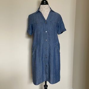 J Jill Denim Shirt Dress
